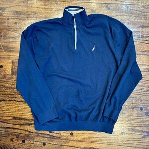 Nautica Blue Zip Up Sweater
